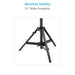 Proaim 6.8’ Low Ninja Double Riser Combo Stand for Light Fixtures & Photography Equipment