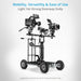 Proaim Quad Prime Camera Doorway Dolly for Videomakers & Filmmakers | 250kg/550lb Payload