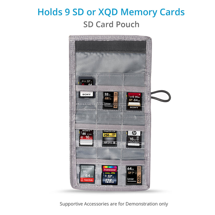 Proaim SD Card Case for 9 SD or XQD Memory Cards