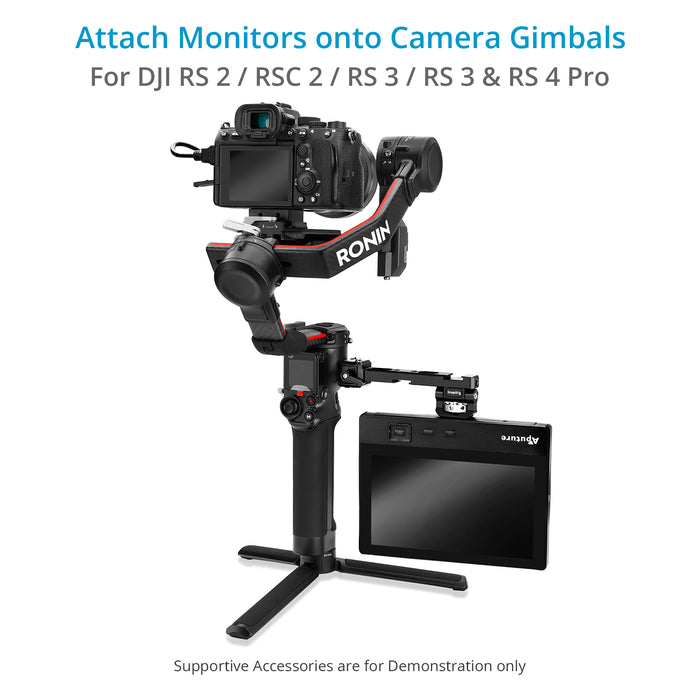 Proaim SnapRig NATO Monitor Mount for DJI RS 2 / RSC 2 / RS 3 / RS 3 & RS 4 Pro Camera Gimbals. NMH249