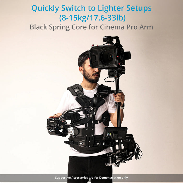 Proaim Spring Core Black (8-15kg/17.6‐33lb) for Cinema Pro Stabilization Arm